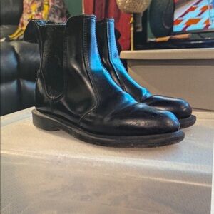 Dr. Martens Black Leather Ankle Boots